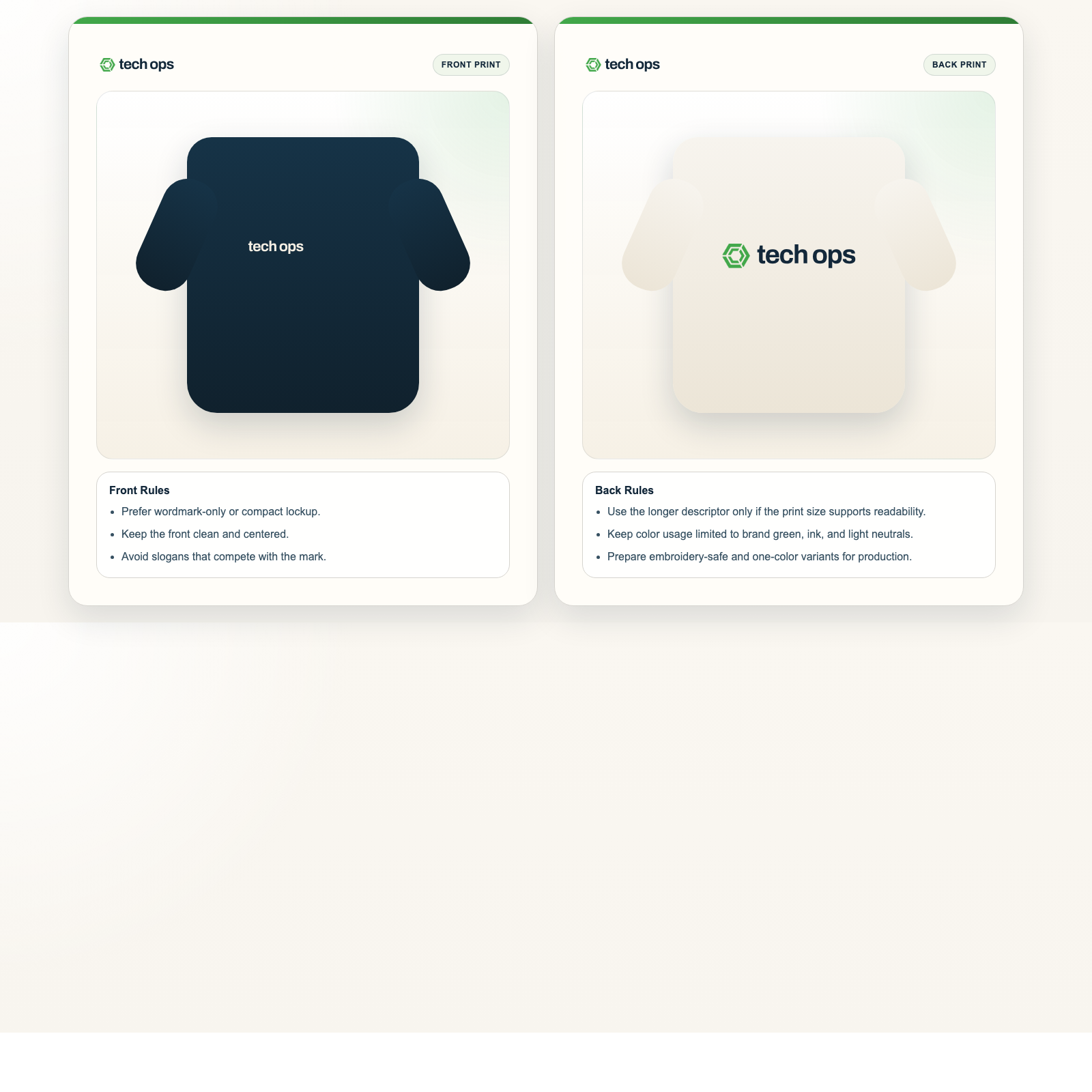 T-shirt merchandise preview render